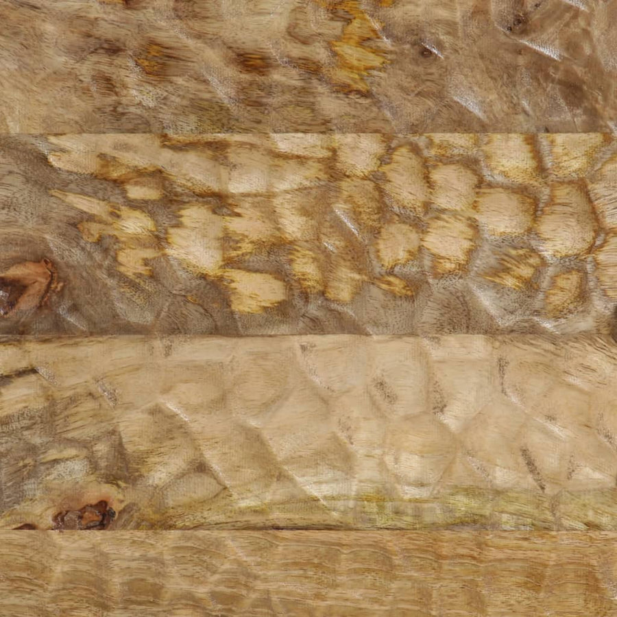 Salontafel 80x54x40 cm massief mangohout Naturel massief mangohout