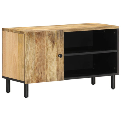 Tv-meubel 80x31x46 cm massief mangohout Naturel massief mangohout