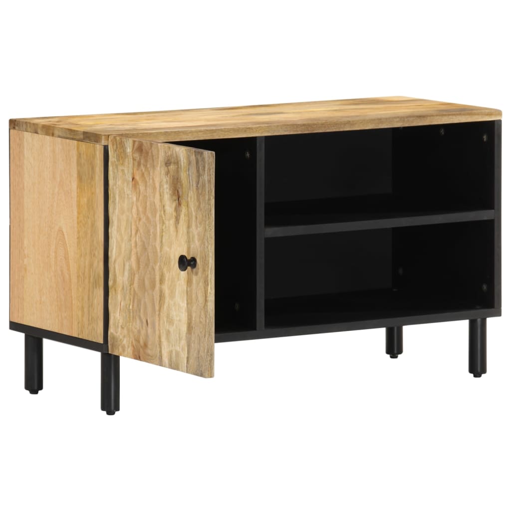 Tv-meubel 80x31x46 cm massief mangohout Naturel massief mangohout