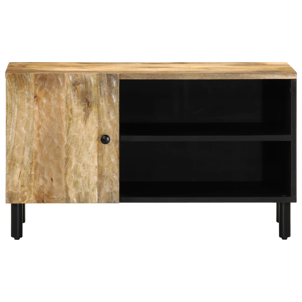 Tv-meubel 80x31x46 cm massief mangohout Naturel massief mangohout