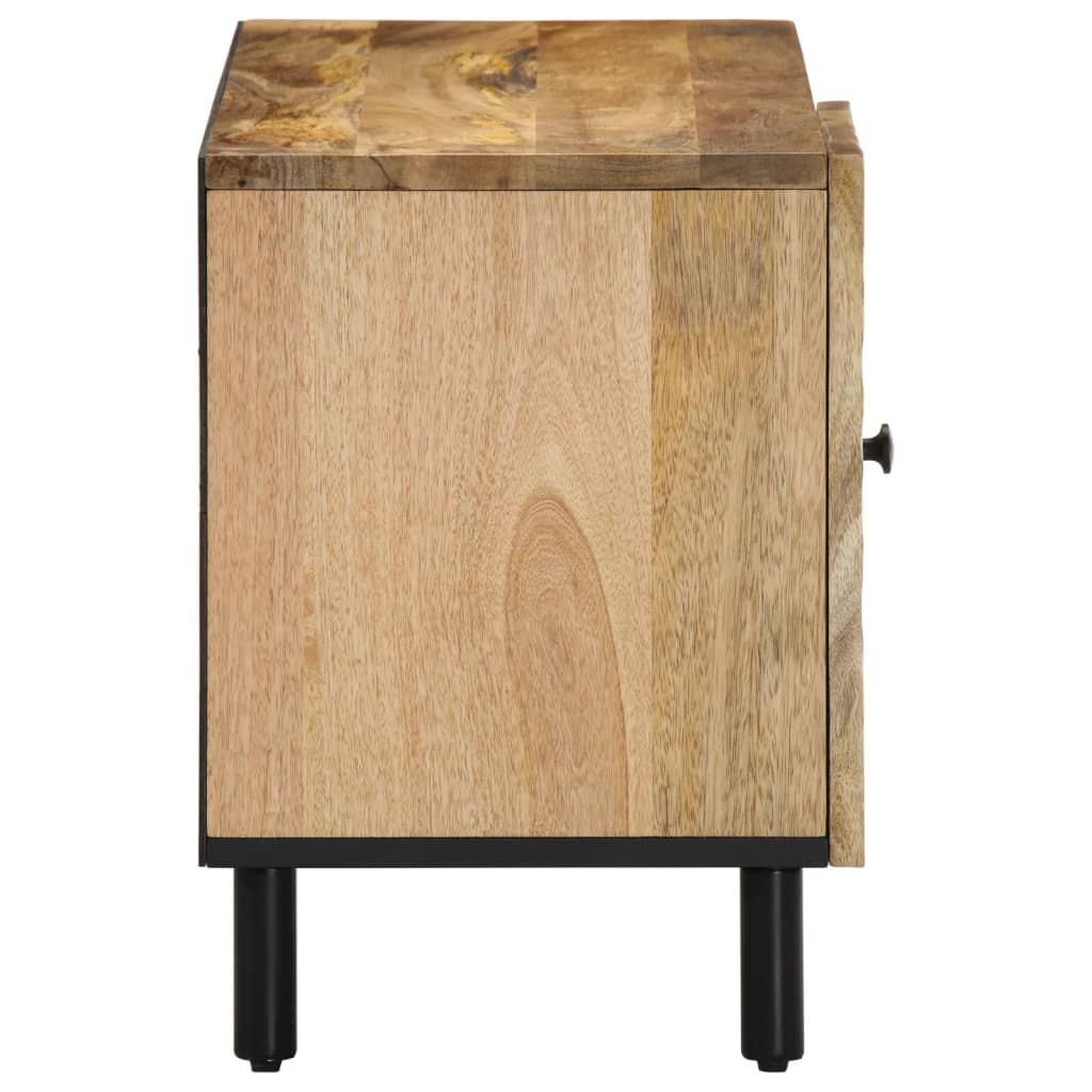Tv-meubel 80x31x46 cm massief mangohout Naturel massief mangohout