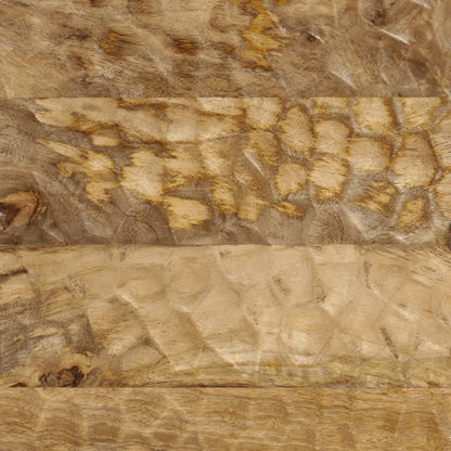 Tv-meubel 100x33x46 cm massief mangohout Naturel massief mangohout