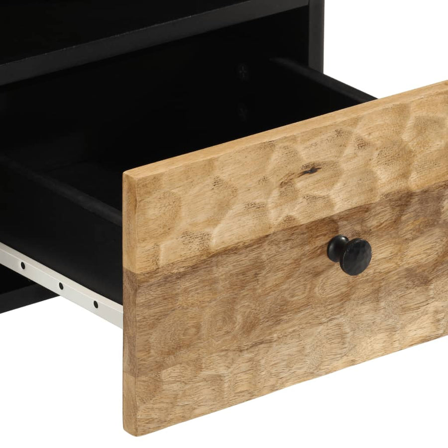 Tv-meubel 100x33x46 cm massief mangohout Naturel massief mangohout