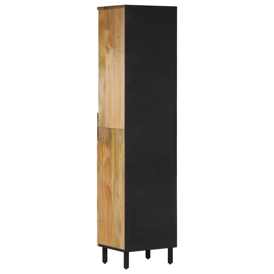 Badkamerkast 38x33x160 cm massief mangohout Lichtbruin