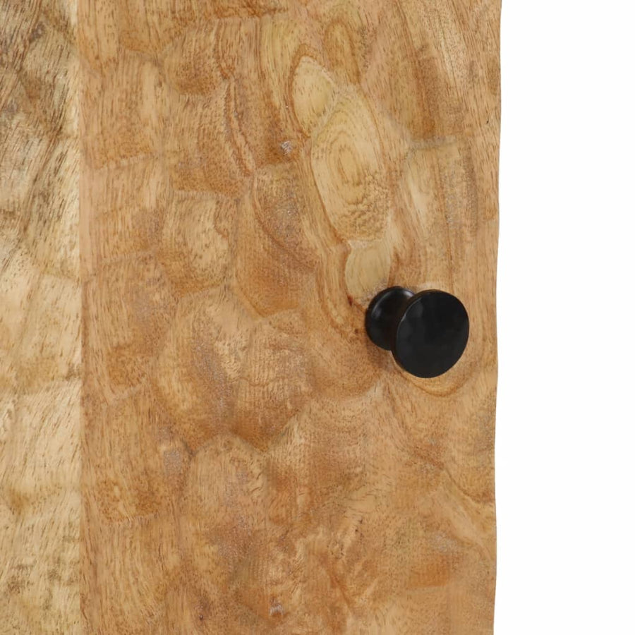 Badkamerkast 38x33x160 cm massief mangohout Lichtbruin