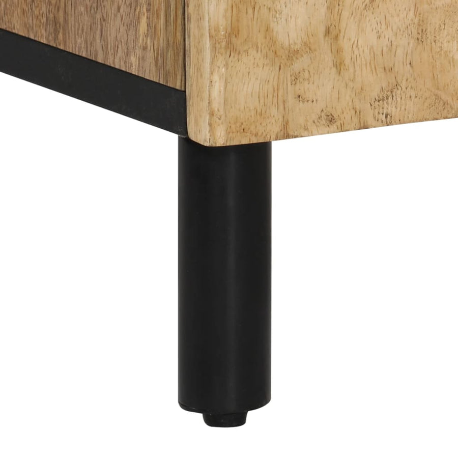 Badkamerkast 38x33x160 cm massief mangohout Lichtbruin