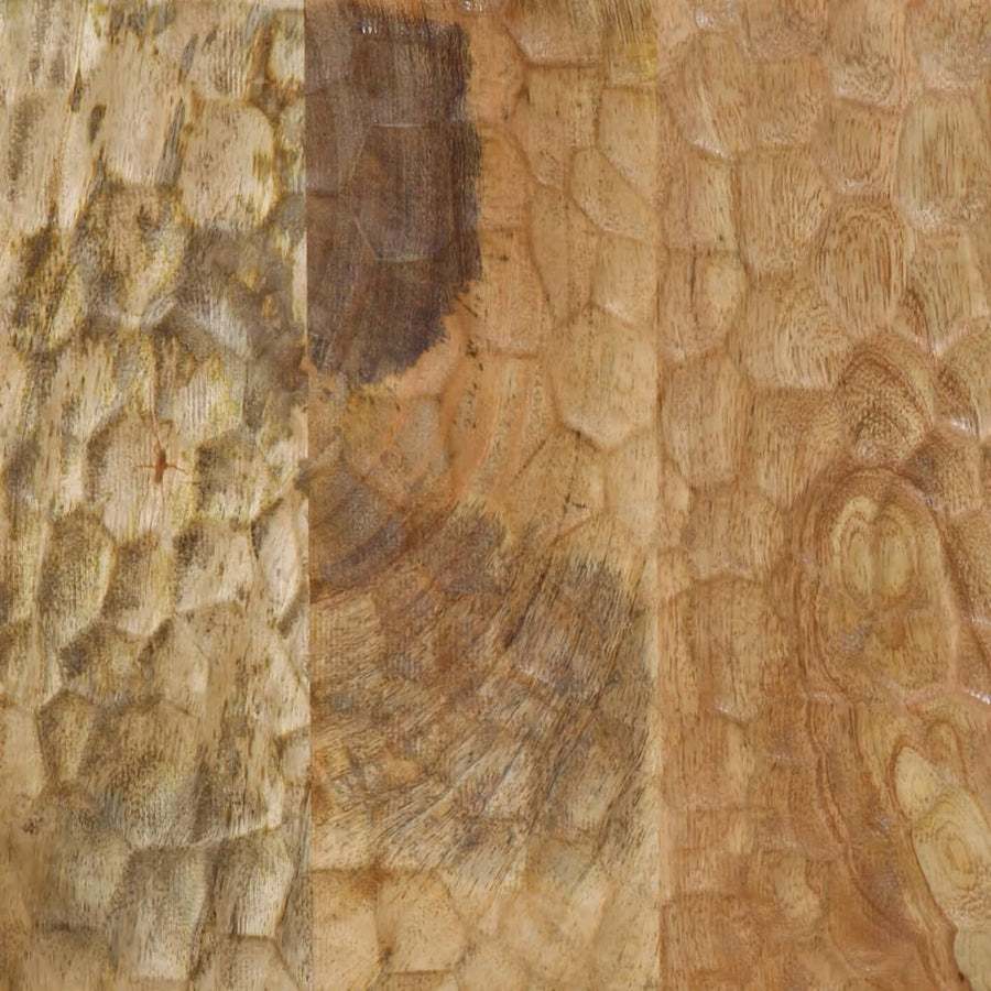 Badkamerkast 38x33x160 cm massief mangohout Lichtbruin