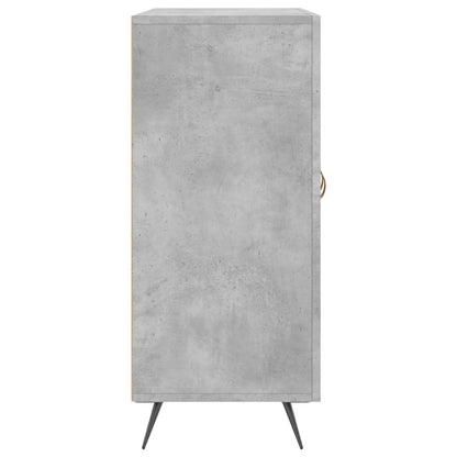 Dressoir 90X34X80 Cm Bewerkt Hout Betongrijs