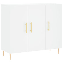 Dressoir 90X34X80 Cm Bewerkt Hout Wit