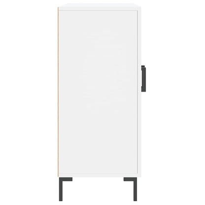 Dressoir 90x34x80 cm bewerkt hout wit