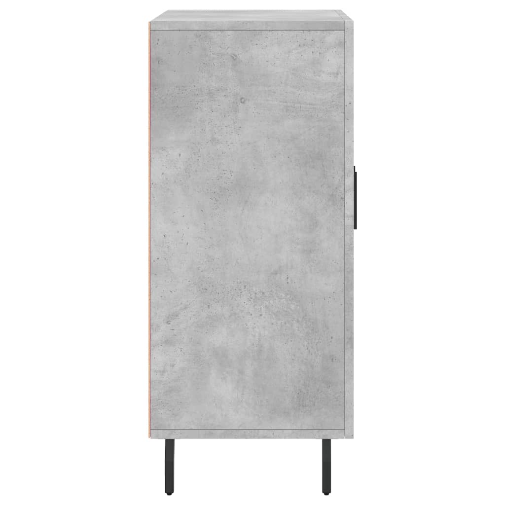 Dressoir 90x34x80 cm bewerkt hout betongrijs