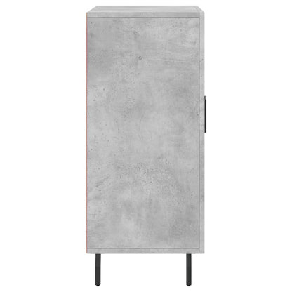 Dressoir 90x34x80 cm bewerkt hout betongrijs