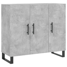 Dressoir 90X34X80 Cm Bewerkt Hout Betongrijs
