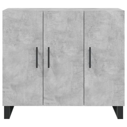 Dressoir 90X34X80 Cm Bewerkt Hout Betongrijs