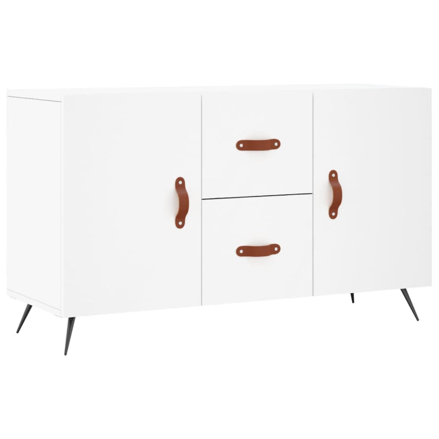 Dressoir 100X36X60 Cm Bewerkt Hout Wit