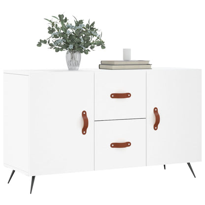 Dressoir 100X36X60 Cm Bewerkt Hout Wit