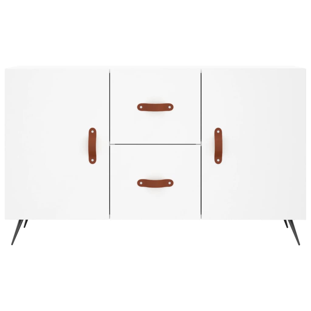 Dressoir 100X36X60 Cm Bewerkt Hout Wit