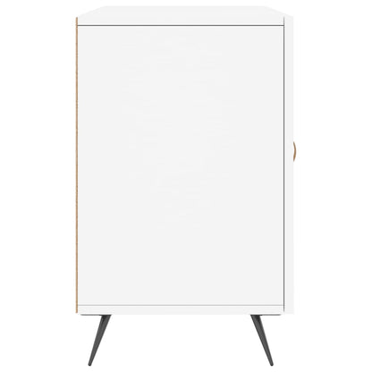 Dressoir 100X36X60 Cm Bewerkt Hout Wit