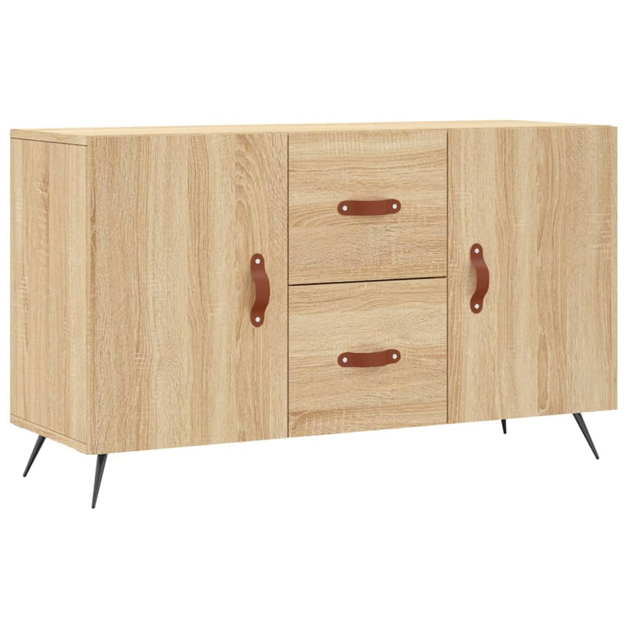 Dressoir 100X36X60 Cm Bewerkt Hout Sonoma Eikenkleurig