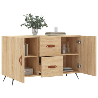 Dressoir 100X36X60 Cm Bewerkt Hout Sonoma Eikenkleurig