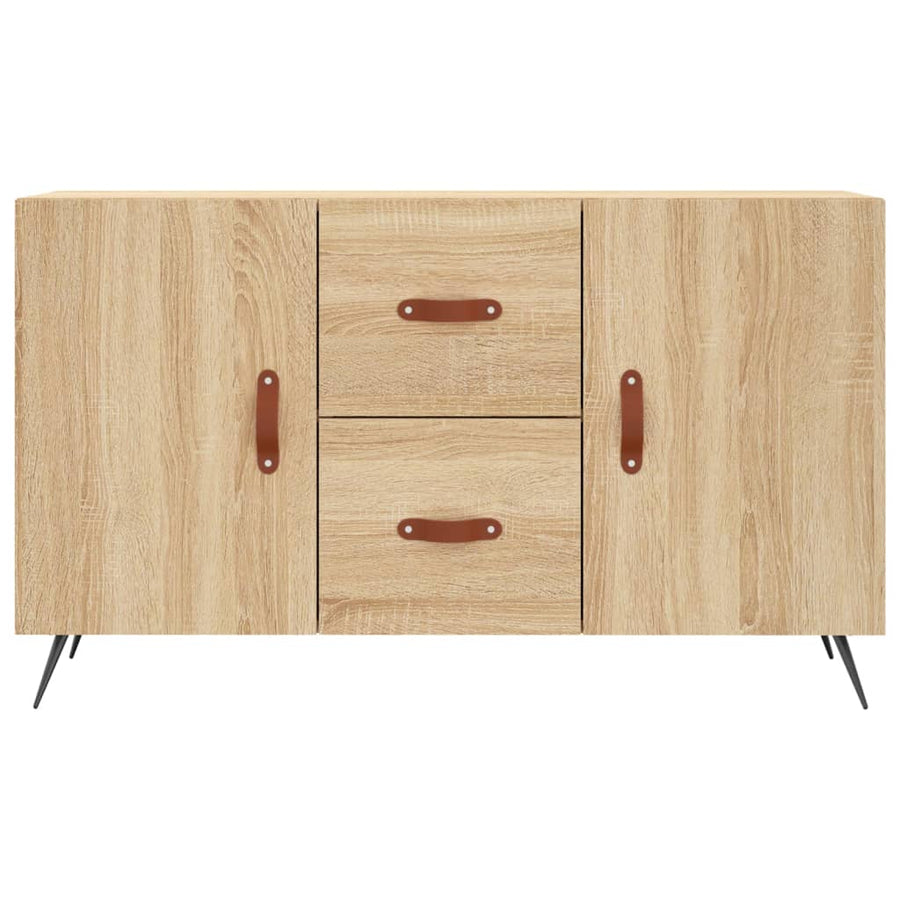 Dressoir 100X36X60 Cm Bewerkt Hout Sonoma Eikenkleurig