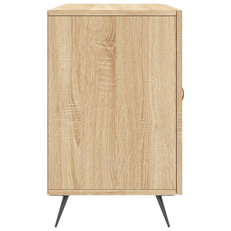 Dressoir 100X36X60 Cm Bewerkt Hout Sonoma Eikenkleurig