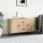 Dressoir 100x36x60 cm bewerkt hout sonoma eiken