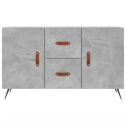 Dressoir 100X36X60 Cm Bewerkt Hout Betongrijs