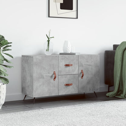 Dressoir 100X36X60 Cm Bewerkt Hout Betongrijs