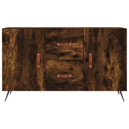 Dressoir 100X36X60 Cm Bewerkt Hout Kleurig Gerookt eiken