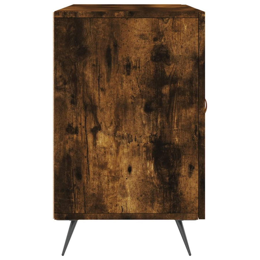 Dressoir 100X36X60 Cm Bewerkt Hout Kleurig Gerookt eiken