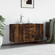 Sideboard 100x36x60 cm engineered wood smoked oak look