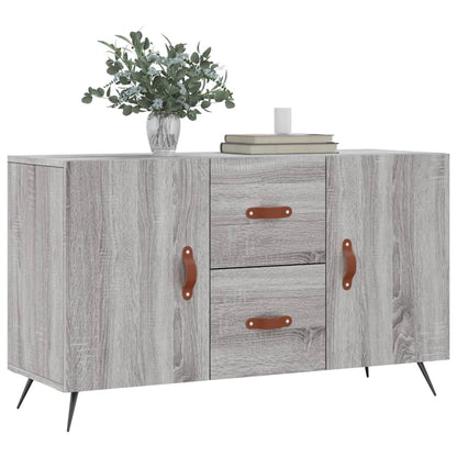 Dressoir 100X36X60 Cm Bewerkt Hout Eikenkleurig Grijs sonoma