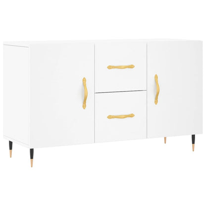 Dressoir 100X36X60 Cm Bewerkt Hout Wit