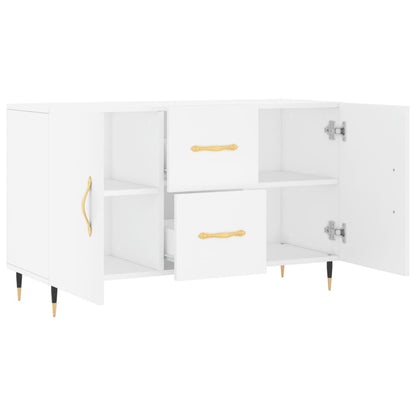 Dressoir 100X36X60 Cm Bewerkt Hout Wit