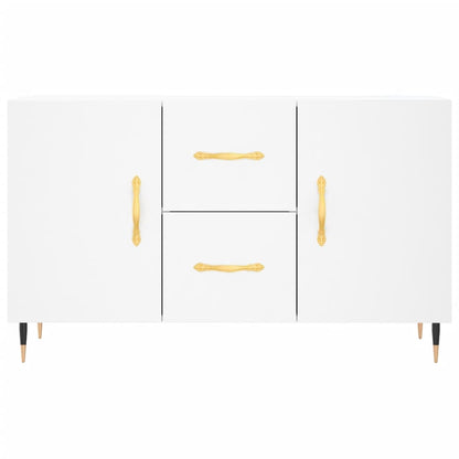 Dressoir 100X36X60 Cm Bewerkt Hout Wit