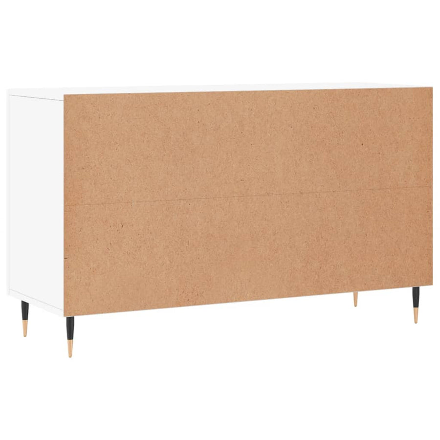 Dressoir 100X36X60 Cm Bewerkt Hout Wit