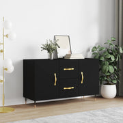 Sideboard 100x36x60 cm engineered wood black