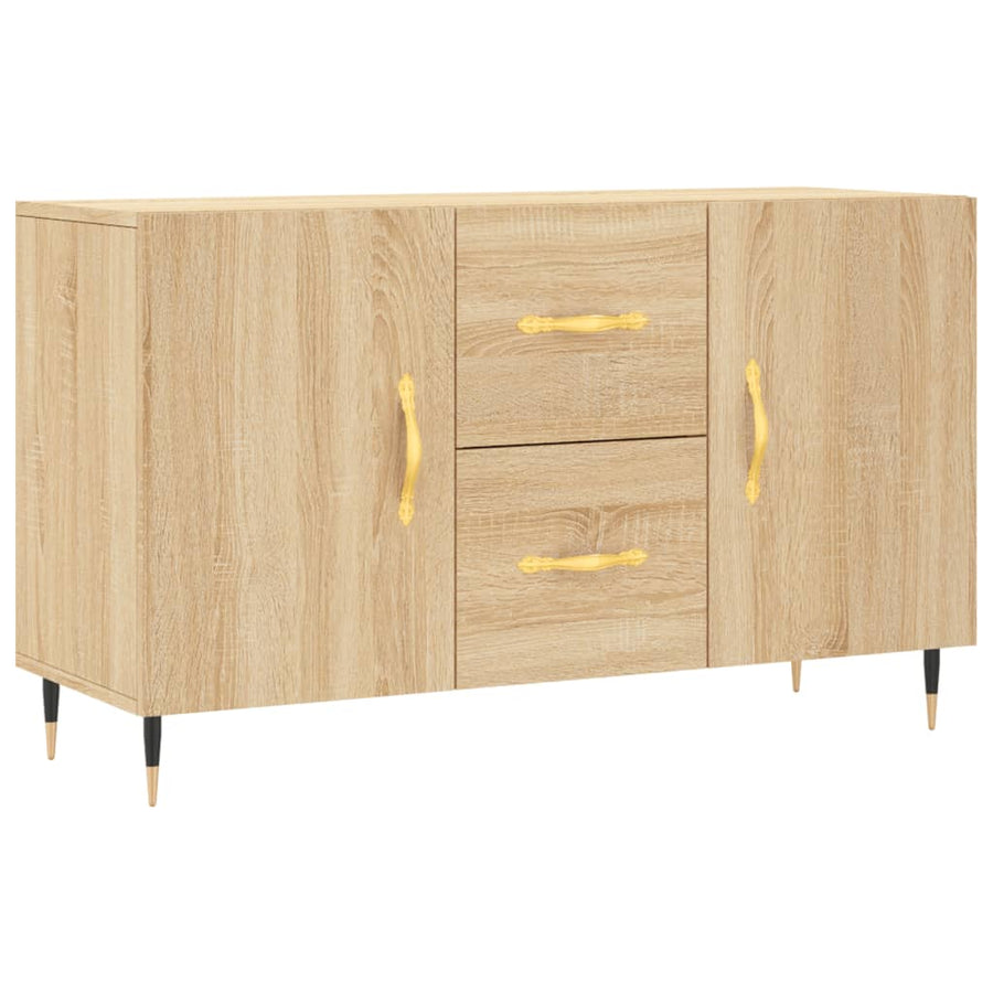 Dressoir 100X36X60 Cm Bewerkt Hout Sonoma Eikenkleurig