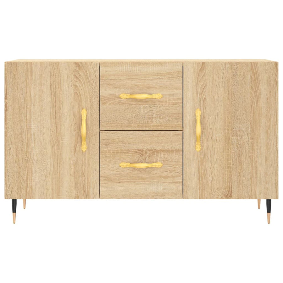 Dressoir 100X36X60 Cm Bewerkt Hout Sonoma Eikenkleurig