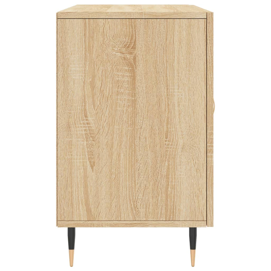 Dressoir 100X36X60 Cm Bewerkt Hout Sonoma Eikenkleurig