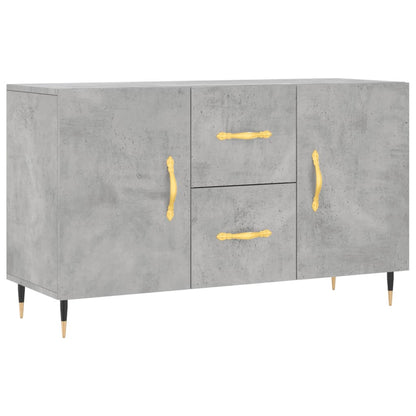 Dressoir 100X36X60 Cm Bewerkt Hout Betongrijs