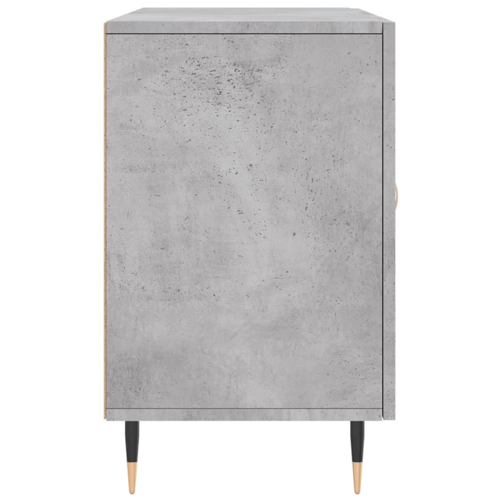 Dressoir 100X36X60 Cm Bewerkt Hout Betongrijs