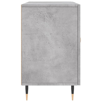 Dressoir 100X36X60 Cm Bewerkt Hout Betongrijs
