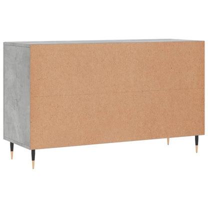 Dressoir 100X36X60 Cm Bewerkt Hout Betongrijs