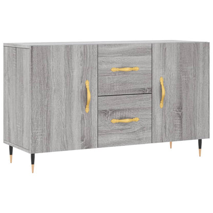Dressoir 100x36x60 cm bewerkt hout grijs sonoma eikenkleurig