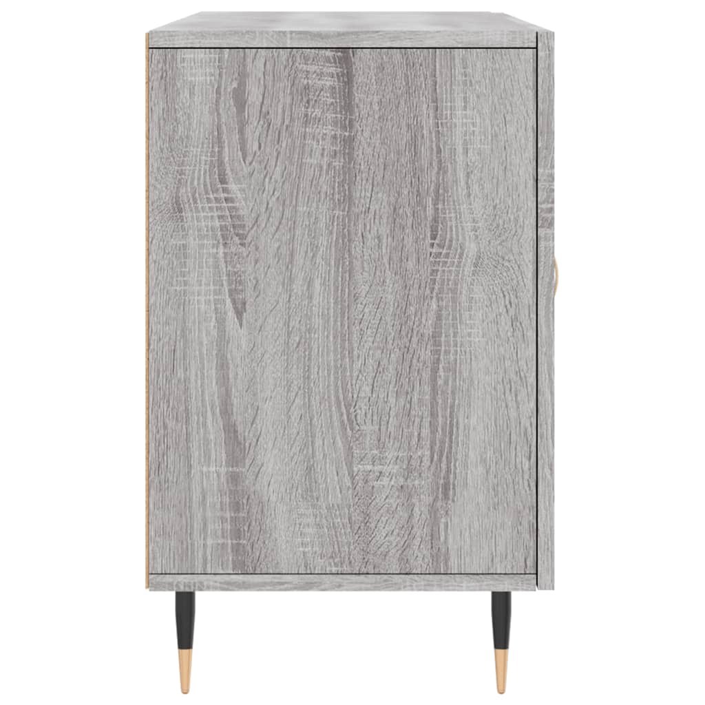 Dressoir 100x36x60 cm bewerkt hout grijs sonoma eikenkleurig