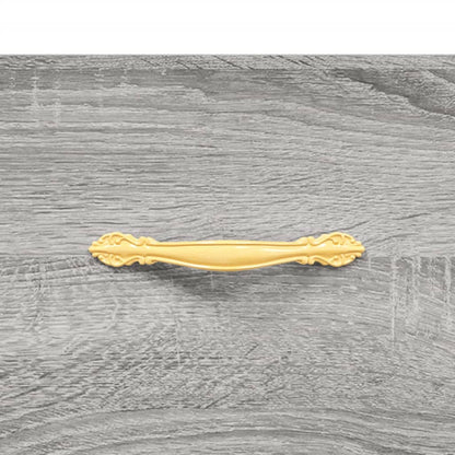 Dressoir 100x36x60 cm bewerkt hout grijs sonoma eikenkleurig