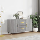 Dressoir 100x36x60 cm bewerkt hout grijs
