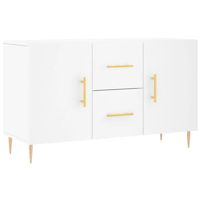 Dressoir 100X36X60 Cm Bewerkt Hout Wit